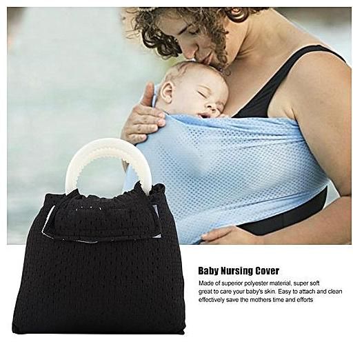 Water Sling Carry Nursing Breastfeeding Cover Stretchy Mesh Wraps Carrier for Baby Infant Green