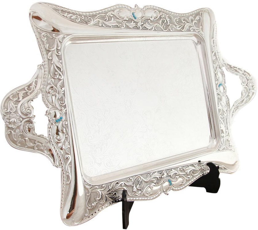 Rectangular Silver Plated Tray