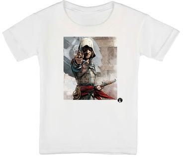 Assassin's Creed Printed Short Sleeves T-Shirt White