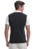 Santa Monica Black Cotton Shirt Neck Polo For Men