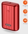 Porodo Power Bank, PD Ultra-Compact Wireless Portable Power Bank 10000mAh 18W Power Delivery & Quick Charge C3.0, Red