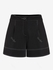 Plus Size High Waist Topstitching Wide Leg Shorts - M | Us 10