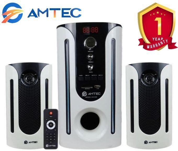 Amtec AM-608 2.1CH 8000W PMPO SOUND SYSTEM BT/USB/SD/FM