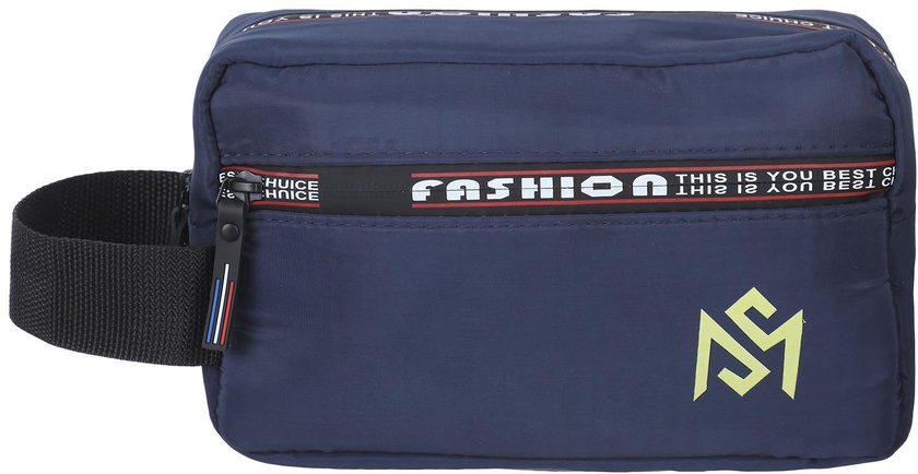 Get Waterproof Hand Bag, 2 Zippers, 12×20 cm - Navy with best offers | Raneen.com