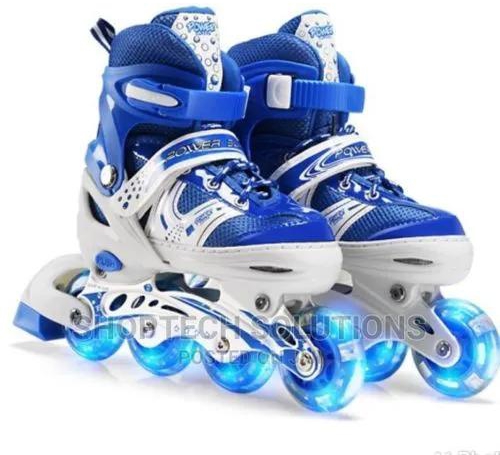 Generic Blue Speed Roller Skates Shoes