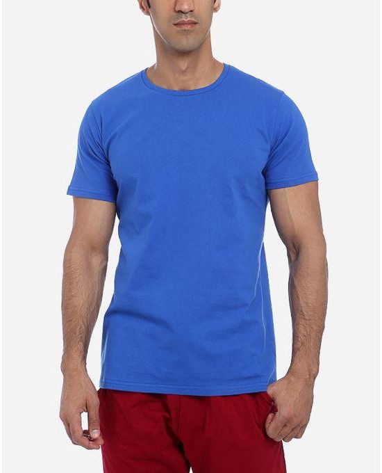 Solo Slim Fit Rounded Neck T-Shirt - Royal Blue