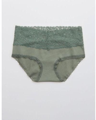 Aerie Cotton Lace Boybrief Underwear