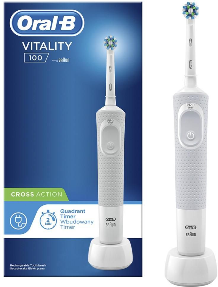 Oral-B D100.413.1 Box Vitality-100 Cross Action Rechargeable Toothbrush