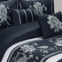 Bedsheet & Duvet With 4 Pillow Cases - Floral Embroidered