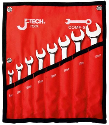 Jetech Open End Wrench Set Metric 8Pc:6-22 Ows-S8