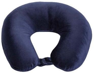 Soft Microfiber Travel Neck Pillow Navy