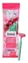 Body Hair Removal Disposable Razor Set 10 Pieces - Pink Green Green/Pink