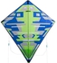 طائرة ورقية 2 في 1 (طيران عادي- حركات بهلوانية) - IZYPILOT 100 أخضر