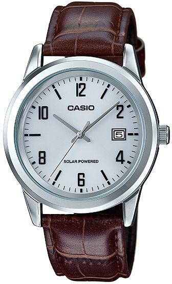 Casio Standard for Unisex - Analog Leather Band Watch - MTP-VS01L-7B2