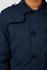 The Idle Man Nylon Twill Navy Mac Jacket