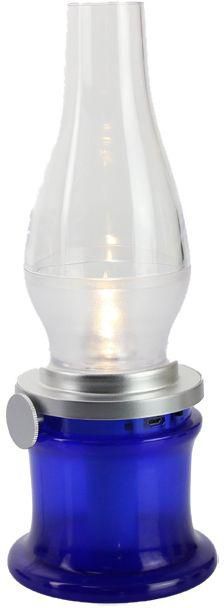HAPTIME YGH-390 Vintage Kerosene Design Blowing Control LED Lamp - Blue -