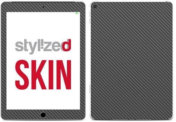 Stylizedd Premium Vinyl Skin Decal Body Wrap For Apple Ipad Air 2 - Carbon Fibre Anthracite