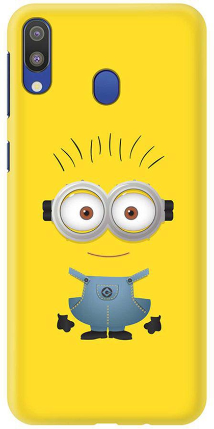 Matte Finish Slim Snap Case Cover For Samsung Galaxy M20 Minion 3