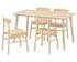 LISABO / RÖNNINGE طاولة و 4 كراسي, قشرة خشب الدردار/بتولا, ‎140x78 سم‏ - IKEA