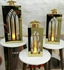 Modern Ramadan Metal Lantern Set - 3 Pcs