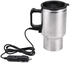 Get Electric Heating Mug For Car, 450 Ml - Silver with best offers | Raneen.com