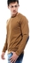 Ravin Elbow Patch T-Shirt - Camel