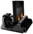Vertical Stand With 3 Cooling Fan Dual Controllers Charging Station For PS4/PS4 Slim/PS4 Pro - Black