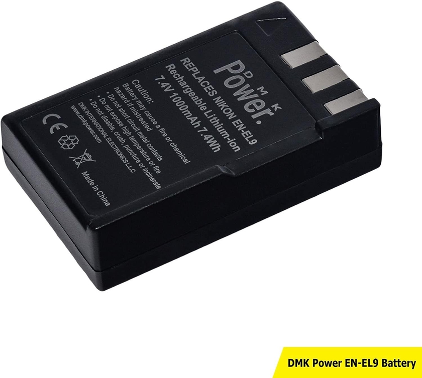 DMK Power EN-EL9, EN-EL9A Battery for Nikon D5000, D3000, D60, D40X, D40 Digital SLR Camera