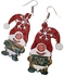 One Pairs Of Resin Earrings With A Wonderful Design Inspired By The Christmas Atmosphere