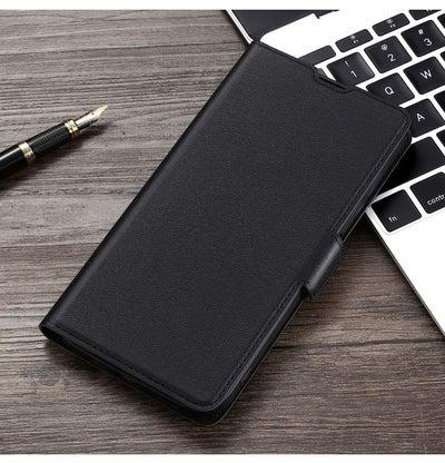 Case Cover For ZTE Blade A7 2020 No Fingerprint Ultra-thin Voltage Side Buckle Leather Phone Case(Black)