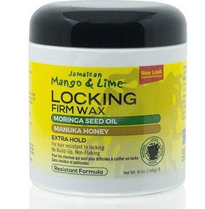 Jamaican Mango & Lime Locking Firm Wax Moringa Seed Oil Manuka Honey Extra Hold