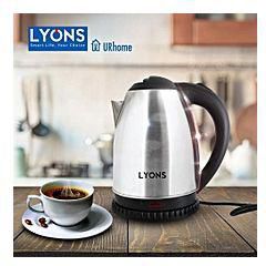 Lyons Stainless Steel Electric Kettle - 1.8L