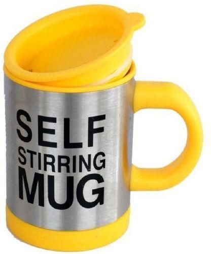 As Seen on TV Self Stirring Mug - Yellow