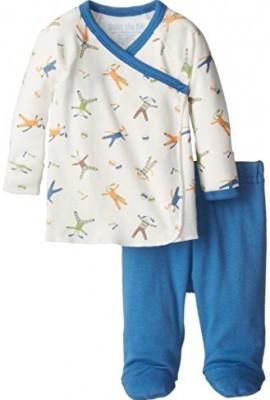 Under the Nile Organic Side Snap Layette Set - Scrappy Dog Print 3-6 Months