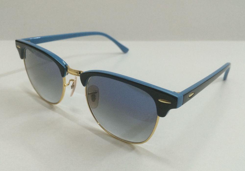 نظارات شمسية للجنسين لون اسود وازرق
