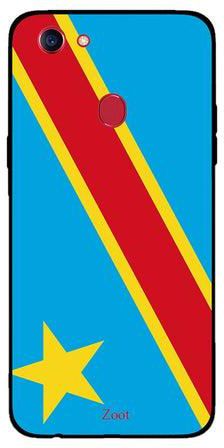 Thermoplastic Polyurethane Skin Case Cover -for Oppo F7 Congo (Democratic Republic) Flag Congo (Democratic Republic) Flag