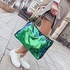 Tote Purse Sequin Handbag Zipper Shoulder Bag Glitter Top-handle Bag for Ladies Girls - Green