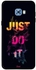 غطاء حماية واقٍ لهاتف سامسونج جالاكسي C5 مطبوع بعبارة "Just Do It"