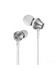 Remax RM-610D Earphones with Microphone - White/Silver