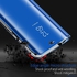 Smart Mirror Flip Case For Samsung Galaxy S8 S9 Plus S10 S10e S7 Edge S6 Note 9 8 J7 J5 2016 A6 A8 J4 J8 J6 2018 A5 2017 Cover(Blue)