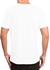 Ibrand White Cotton Round Neck T-Shirt For Men