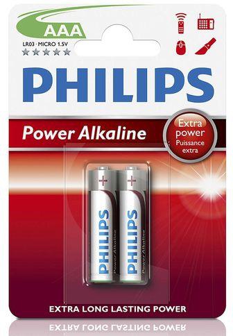 Philips LR03P2B/10 - AAA Power Alkaline Battery - 2 Pcs