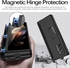 Autofocus Galaxy Z Fold 2 Case, Z Fold 2 Case Kickstand Hard PC Bumper Magnetic Hinge Protection Case