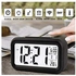 JASIFS Digital Alarm Clock Table Office Clock with Date Time Temperature Night Light Sensor