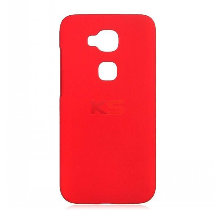 High Quality Frosted Protect PC Back Cover Case for Huawei Ascend G8 -Red
