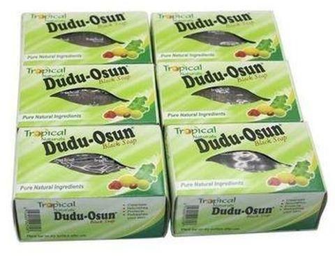 Dudu-Osun 6 Pieces Dudu Osun Tropical Pure Natural Black Soap 150g