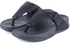 LARRIE Women Comfort Thong Sandals - 4 Sizes (Black)
