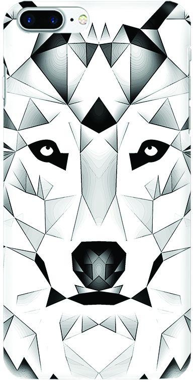 Stylizedd Apple iPhone 8 Plus / 7 Plus Slim Snap case cover Matte Finish - Poly Wolf