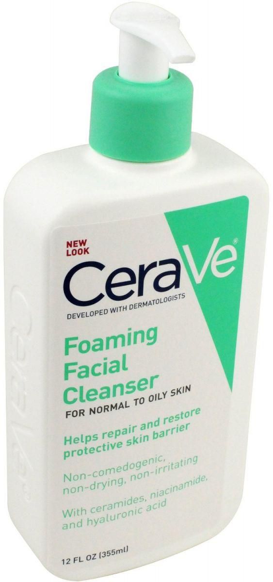 CeraVe Foaming Facial Cleanser, Normal to Oily Skin 12 fl. oz