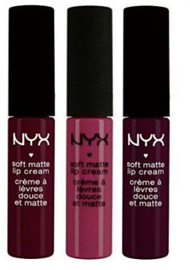 NYX Soft Matte Lip Cream, Prague, Copenhagen, Transylvania – Dark Purple Collection 1